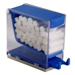 Dispenser pentru rulouri de vata
