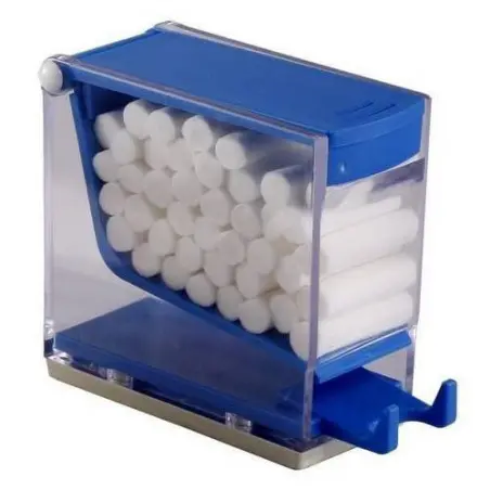 Dispenser pentru rulouri de vata