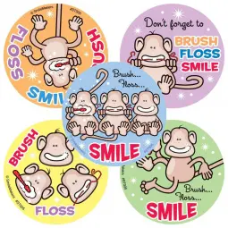 Abtibilduri Smile Monkey set 100 bucati