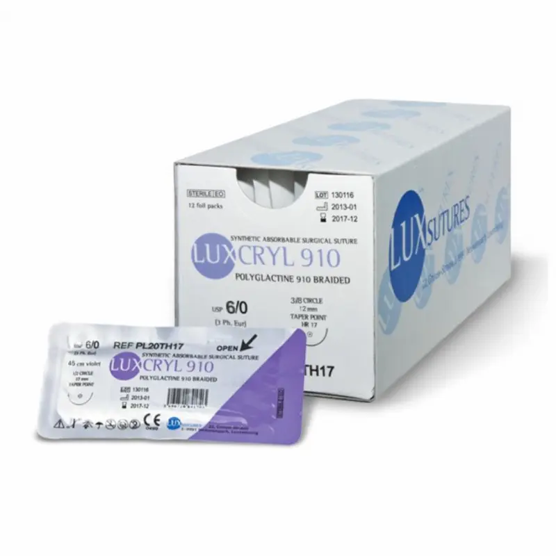 Suture avec aiguille LUXCRYL 910 Suture avec aiguille LUXCRYL 910