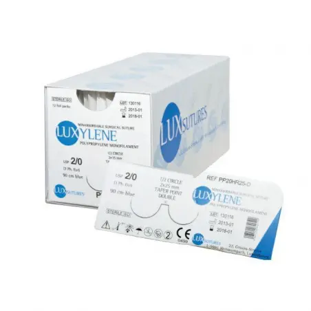 Sutures LUXYLENE PP avec aiguille