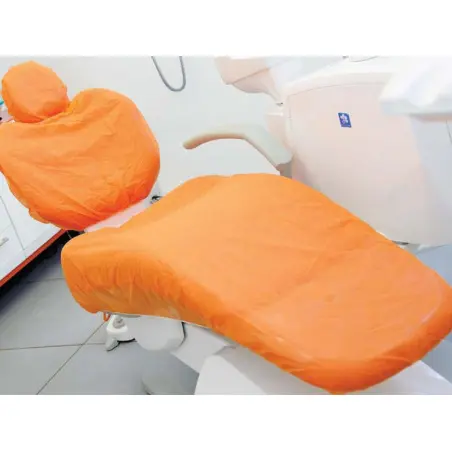 Protective covers for dental unit (seat + back + headrest set)