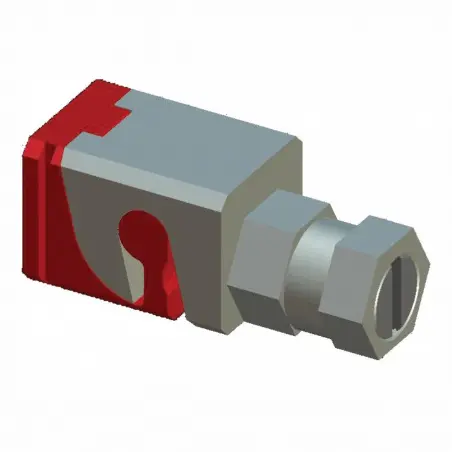 Charnière amortie (à patrice en plastique)