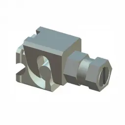 Dampened hinge (with stainless steel patrix)