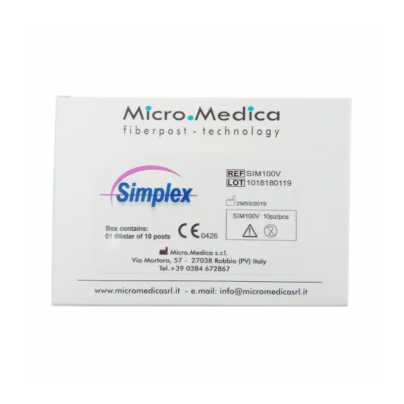 Simplex glass fiber dental posts - refill Simplex glass fiber dental posts - refill