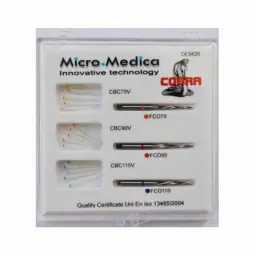 Pivoti "Cobra Conic" din fibra de cuart - set combinat