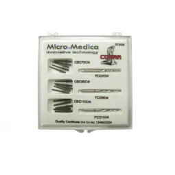 "Cobra Conic" carbon fiber dental posts - combined set