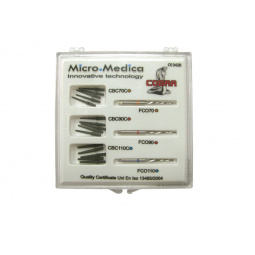 Pivots "Cobra Conic" en fibre de carbone - set combiné