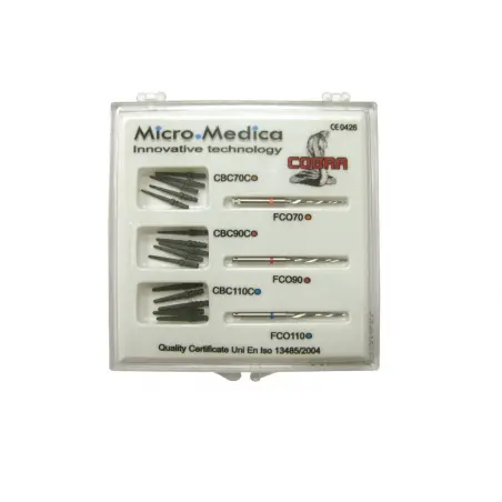 Pivots "Cobra Conic" en fibre de carbone - set combiné