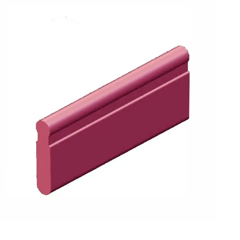 Barre avec section à fossé et talon