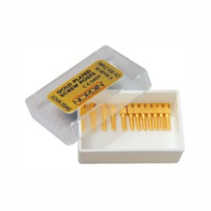 Pivots endodontiques dorés