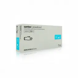 Gants d'examen en latex poudrés Santex
