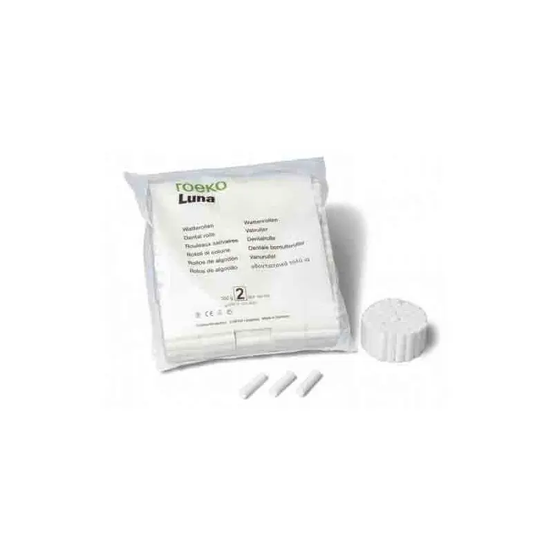 Rulouri absorbante bumbac Roeko Luna 500buc Rulouri absorbante bumbac Roeko Luna 500buc