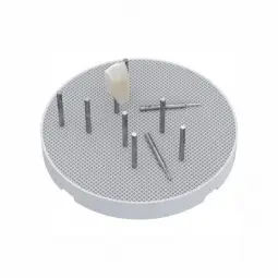 Honeycomb firing tray with metal pins - small