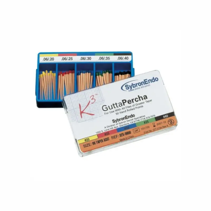 Cônes de gutta-percha K3/K3XF Kerr Cônes de gutta-percha K3/K3XF Kerr