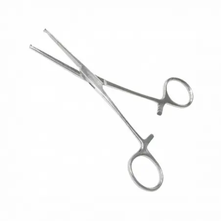 Pince Kocher 14 cm droite/courbée avec embout