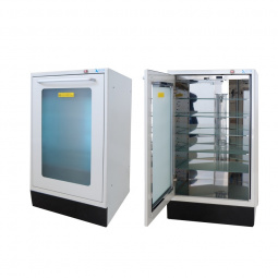 Metal cabinet with UV lamp