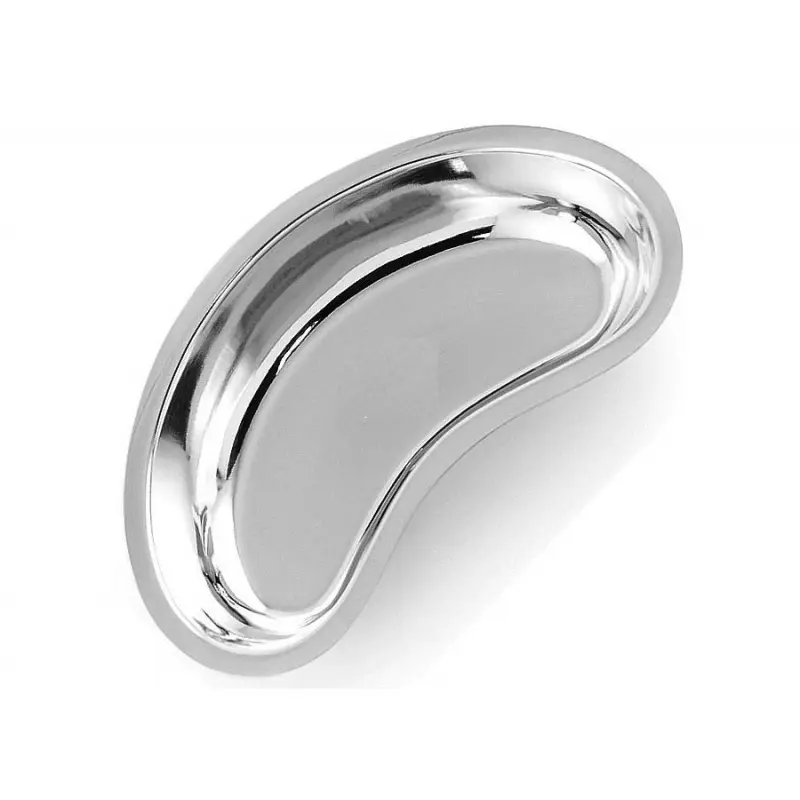 Plateau réniforme en acier inoxydable 200mm