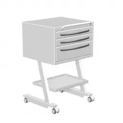 Astra Alius C2A mobile table with 3 drawers and tray