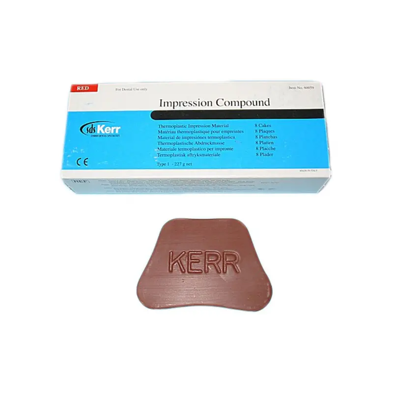 Impression Compound Cake Red Kerr Impression Compound Cake Red Kerr