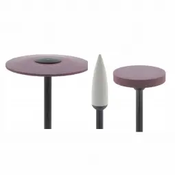 Diamond-studded gum for zirconia and ceramics