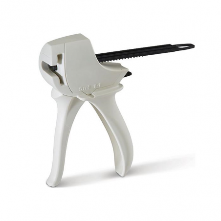 Applicator gun for dual syringes