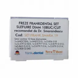 Set freze pentru slefuirea cu prag