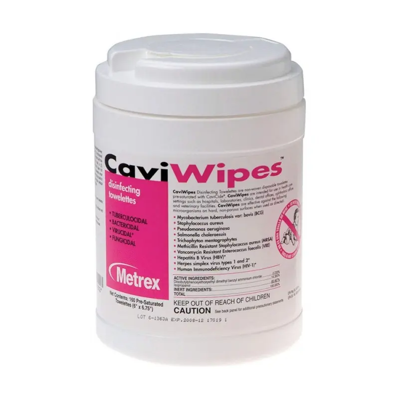 CaviWipes sanitizing wipes box CaviWipes sanitizing wipes box