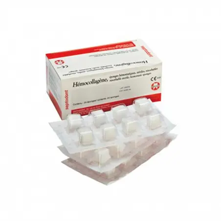 Bureti hemostatici Hemocollagene 24 buc