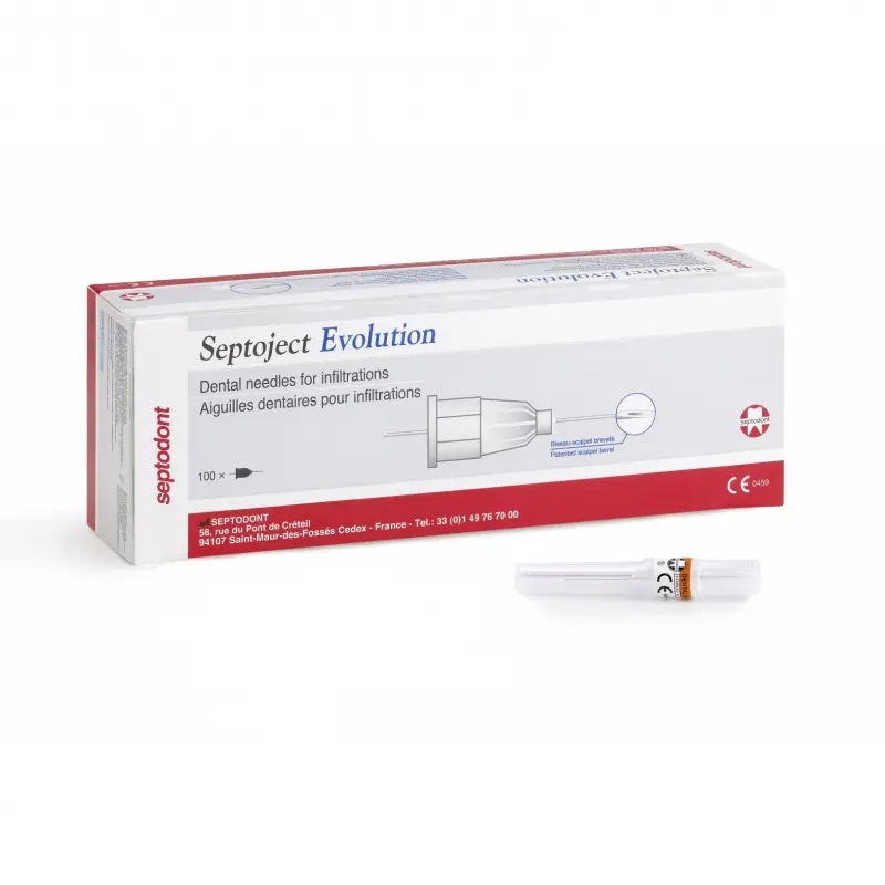 Septoject Evolution anesthesia sterile needles Septoject Evolution anesthesia sterile needles