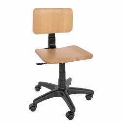 Black-bottom beech wood chair