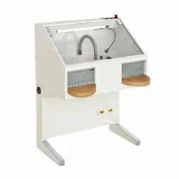 Cabinet pour le pré-traitement de la céramique
