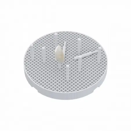 Honeycomb firing with ceramic pins - large