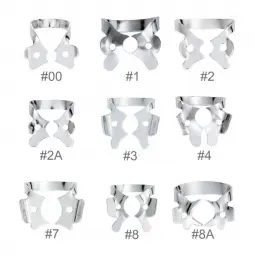 Hygenic Coltene glossy winged dam clamps