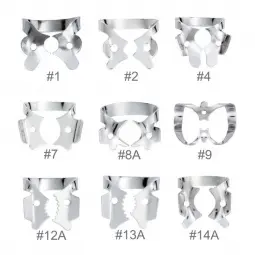 Set 9 cleme diga lucioase cu aripioare Hygenic Coltene