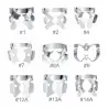 Set of 9 glossy winged dam clamps Hygenic Coltene