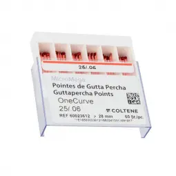 Cônes en gutta-percha OneCurve 25/06 MicroMega