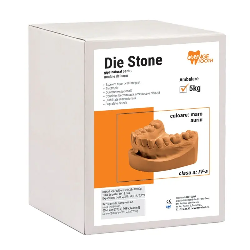 OrangeTooth Die Stone plaster IV class, 5kg OrangeTooth Die Stone plaster IV class, 5kg