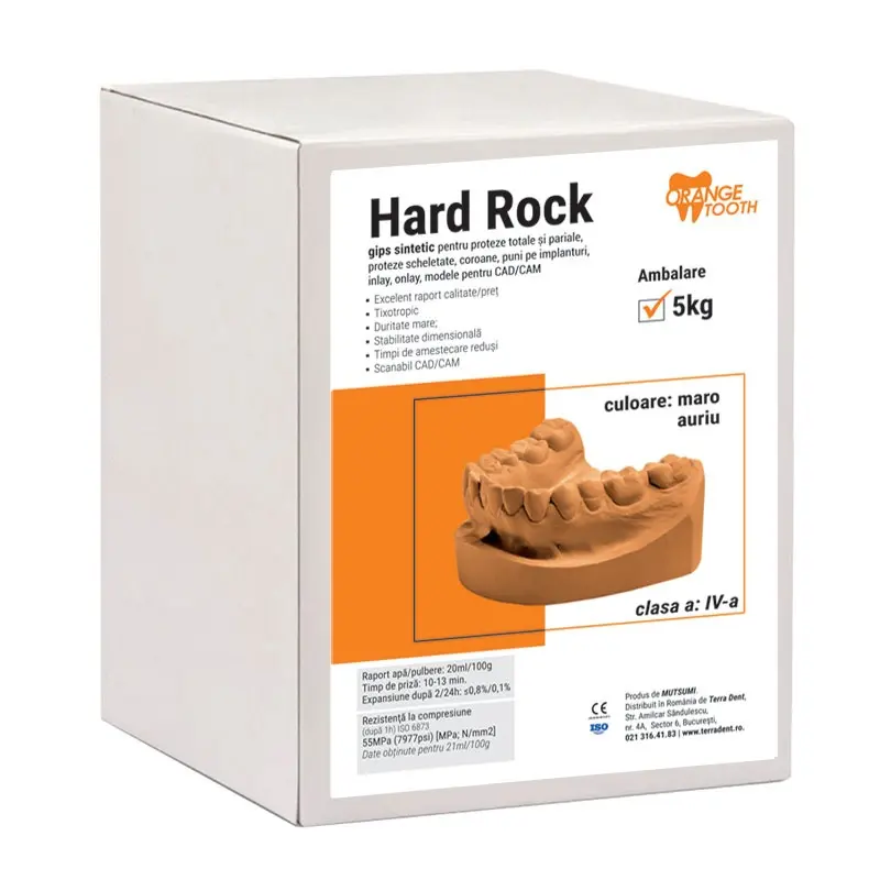 Plâtre OrangeTooth Hard Rock classe IV, 5kg Plâtre OrangeTooth Hard Rock classe IV, 5kg
