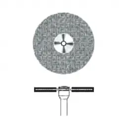 D.358 Diamond-studded disk mounted on chuck