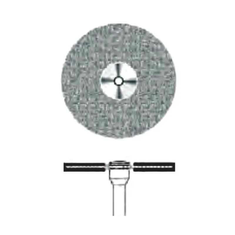 D.358 Diamond-studded disk mounted on chuck