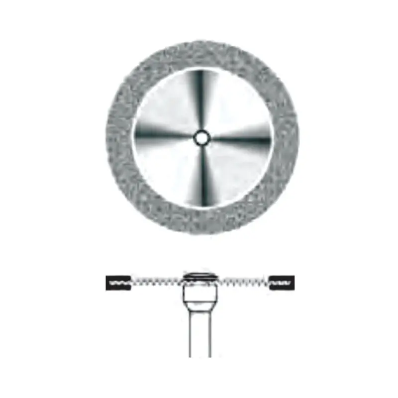 D.321Diamond-studded disk mounted on chuck