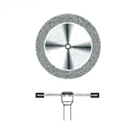 D.321Diamond-studded disk mounted on chuck