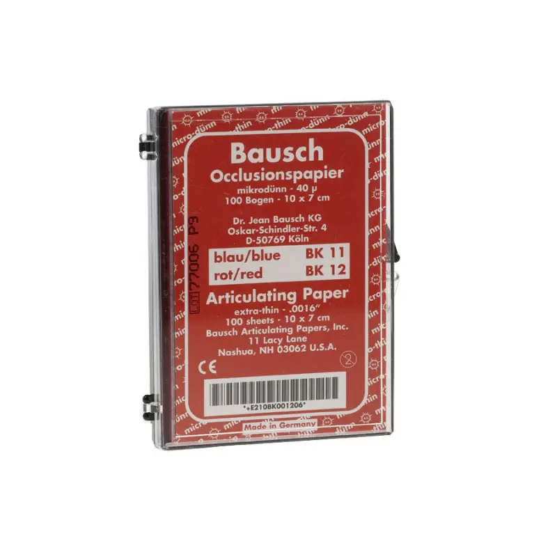 40µ BK12 Articulating paper 100 strips 40µ BK12 Articulating paper 100 strips