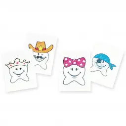 HappyTooth Glitter temporary tattoos (144 pcs/package)