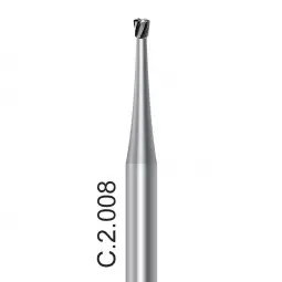 Fraise extra-dure C2 cône inversé (set 5 fraises)