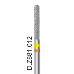 Diamond-studded bur D.Z881for crown cutting