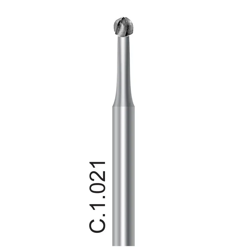 Fraise extra-dure C1 sphérique (set 5 fraises)