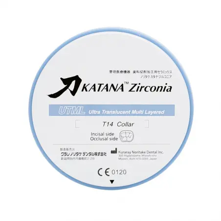 Disque en zirconium Katana UTML 18mm