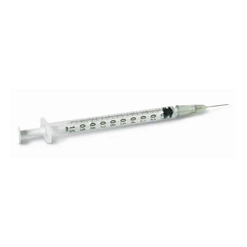 Seringue à insuline avec aiguille 1ml boîte 100 pièces Seringue à insuline avec aiguille 1ml boîte 100 pièces